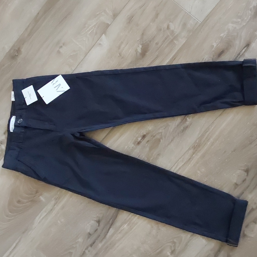 NWT Zara Kids Black Chino Slim size 10